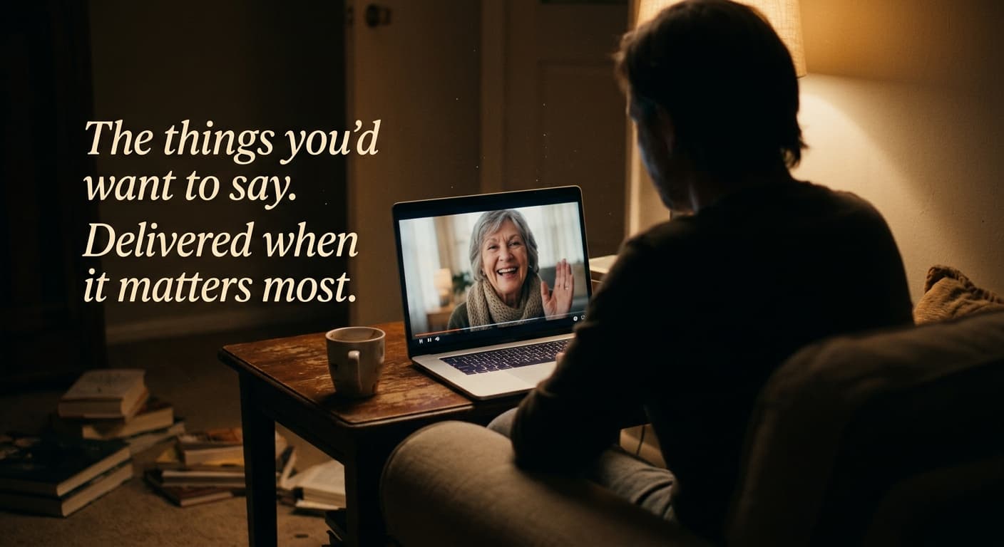The things you'd want to say. Delivered when it matters most.